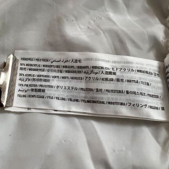 Hollister Faux Fur Hood Parka Coat Womens Sz L Olive Green Cozycore Winter - Picture 12 of 13